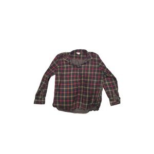 Carbon2Cobalt Mens XL Flannel Shirt Red Blue‎ Gold Plaid Button Up Long Sleeve